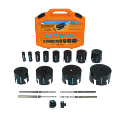 Spyder® Maintenance Tungsten Carbide Hole Saw Kit - 18 Piece at