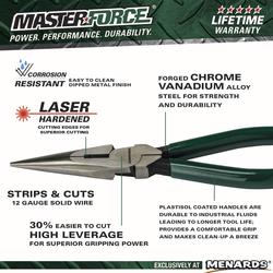 Masterforce® Professional 8 Needle Nose Pliers at Menards®