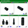 Masterforce® Control Drive® 1/2" Drive SAE & Metric Impact Socket Set - 57 Piece