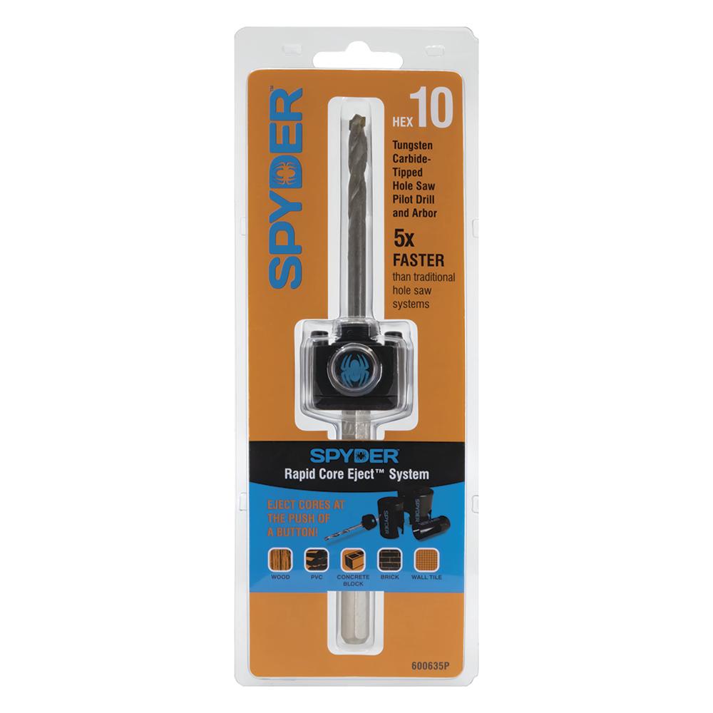 Spyder® Rapid Core Eject™ Hex 10 Arbor with 1/2