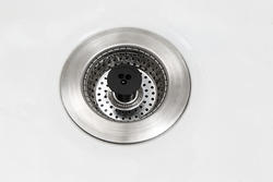 SinkShroom® Chrome Bathroom Sink Drain Hair Catcher at Menards®