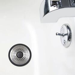ShowerShroom SHSULT755 Ultra Revolutionary Shower Hair Catcher Drain  Protector, Stainless 