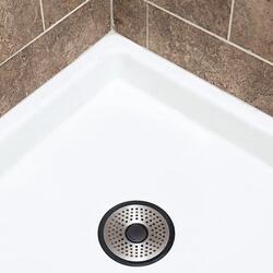 SinkShroom® Stainless Bathroom Sink Hair Catcher at Menards®