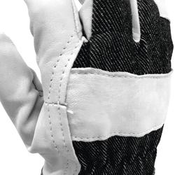 HandCrew Large/x-large Leather Gloves, (1-Pair) in the Work Gloves  department at
