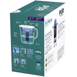 Beautiful by PUR 12 Cup Pitcher Water Filtration System, White Icing  (PPT120W)