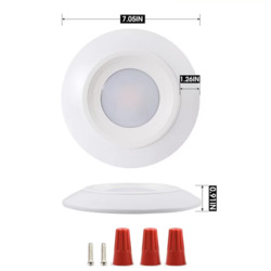 MEGAMAN White 800 Lumen LED Disk Light at Menards®
