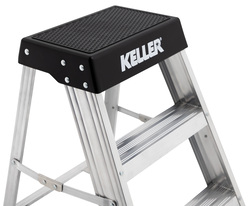Keller® 2' Type IA Aluminum Step Stool - 300 lb. Max at Menards® Keller® 2' Type IA Aluminum Step Stool - 300 lb. Max at Menards®