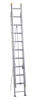 Keller® 20' Type II Aluminum Extension Ladder - 225 lb. Max
