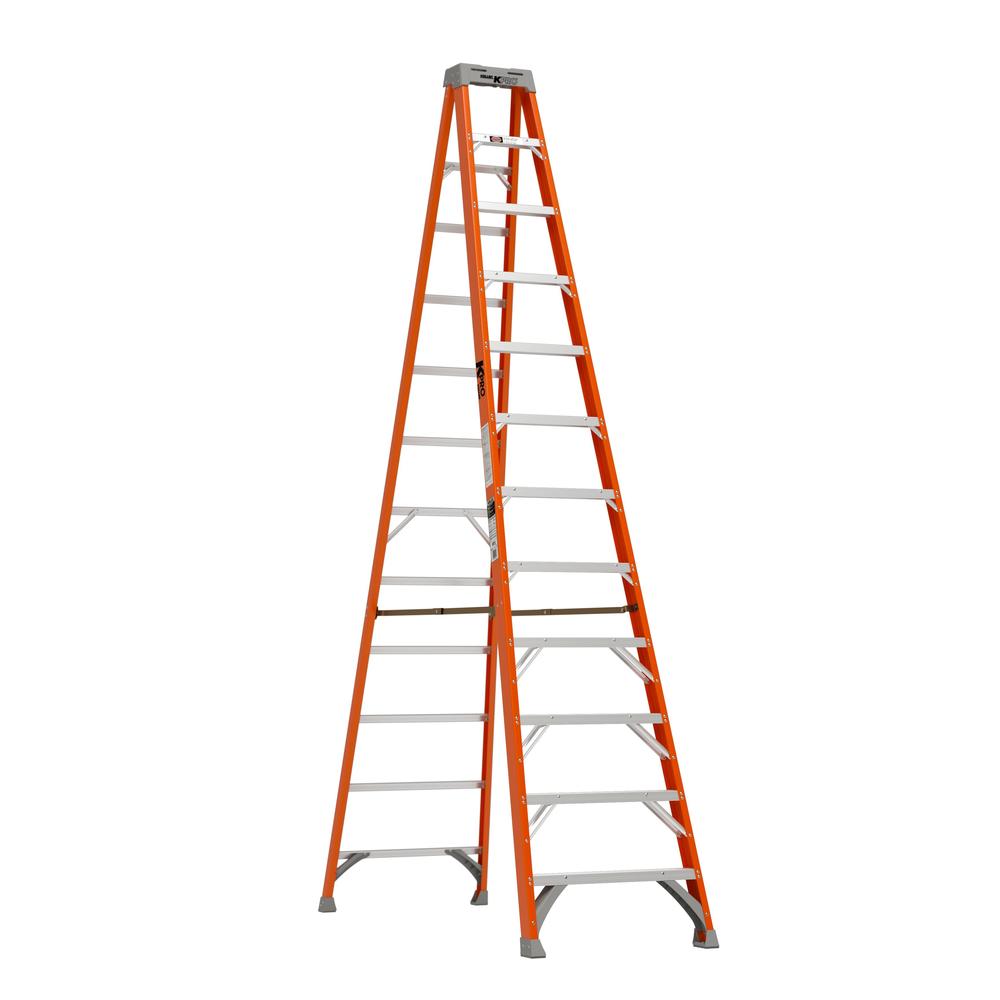 Keller KPro 12 Type IA Fiberglass Step Ladder 300 lb. Max at Menards