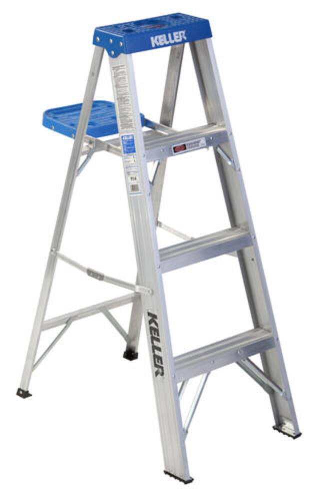 Keller 4 Type I Aluminum Step Ladder 250 lb. Max at Menards