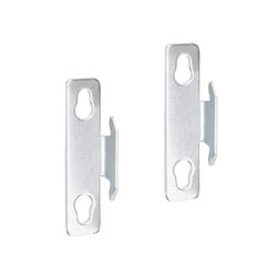 Kenney® Silver Single Curtain Rod Mounting Brackets at Menards®