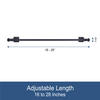 Kenney® 16"-28" Black Adjustable Multi-Use Magnetic Rod