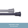 Kenney® 84"-120" Black Trumpet Standard Decorative Curtain Rod