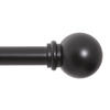 Kenney® 28"-48" Black Chelsea Standard Decorative Curtain Rod