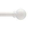 Kenney® 28"-48" Black Chelsea Standard Decorative Curtain Rod