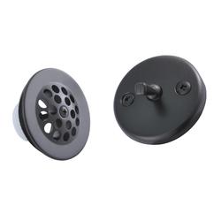 Kingston Brass Oil-Rubbed Bronze Grid Bathtub Drain Assembly at Menards®