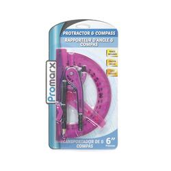 Promarx® Protractor & Compass Set - Assorted Colors at Menards®