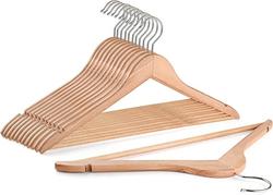 HOME-IT (12) PACK SOLID WOOD BABY CLOTHES HANGERS, BABY COAT HANGER CH –  homeitusa