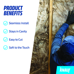 Knauf® Performance+® R-30 Kraft-Faced Fiberglass Insulation Batt 10