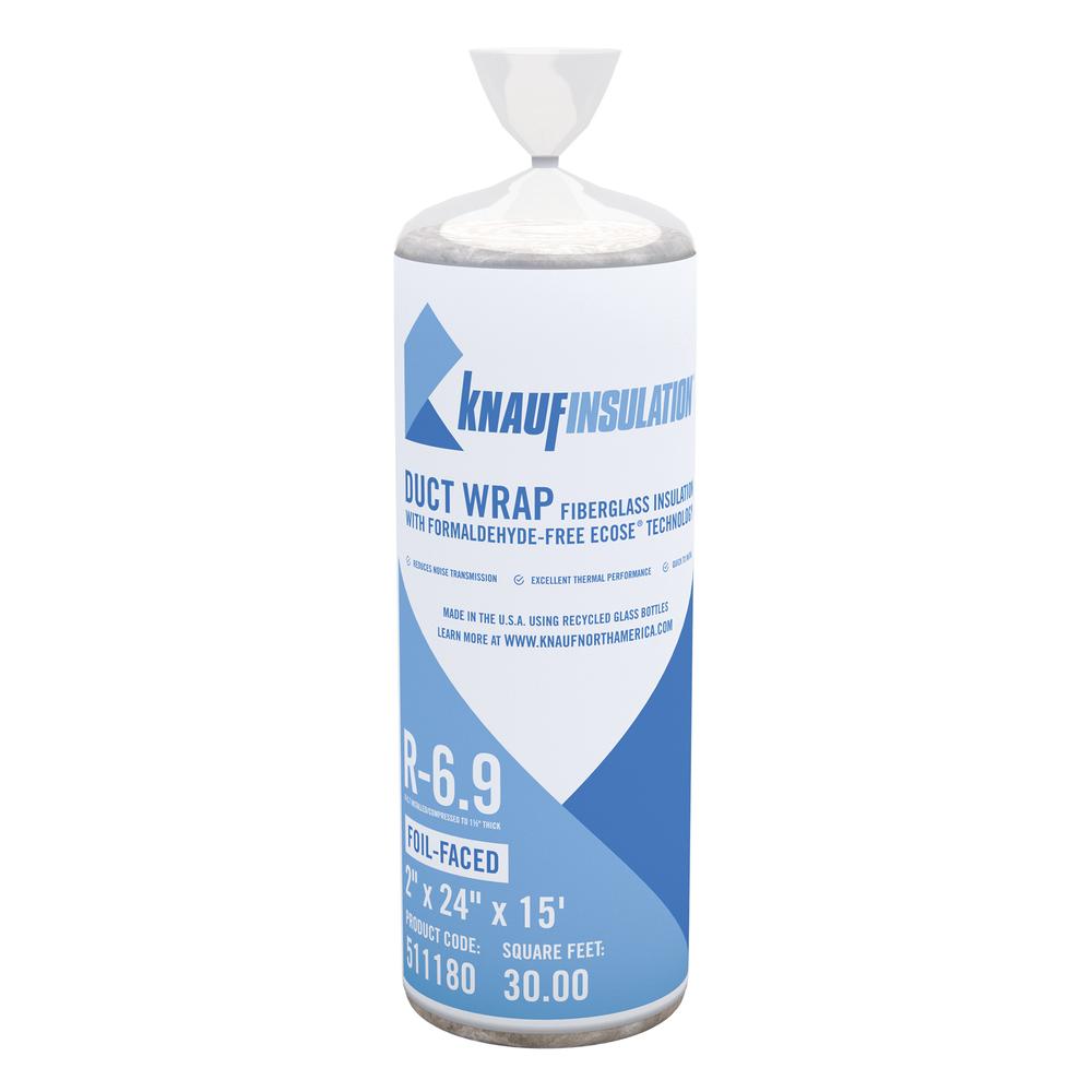 R-6.9 Duct Wrap FSK Faced Fiberglass Insulation Roll 2 R-6.9 Duct Wrap FSK Faced Fiberglass Insulation Roll 2