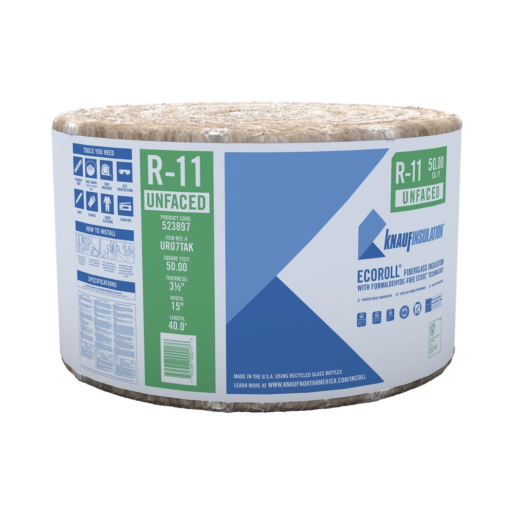 R-13 EcoRoll™ Foil Faced Fiberglass Insulation Roll 3-1/2 R-13 EcoRoll™ Foil Faced Fiberglass Insulation Roll 3-1/2