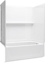 Sterling® Traverse™ 60"W x 32"D x 60-1/4"H White Bathtub Wall Surround (4-Piece) at Menards®
