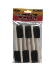 2 Inch Foam Paint Brushes Bevel Edge with Wood Handle Sponge Brush