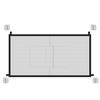 Mesh-Style Dog Guard Gate