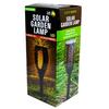 18" Solar-Powered LED Flame Garden Light