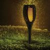 18" Solar-Powered LED Flame Garden Light