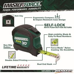 Master Magnetics 3 Ft. Flexible Measuring Tape - Farr's Hardware