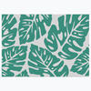 Korhani Jastin Charcoal/White 5' x 7' Patio Rug
