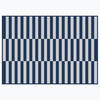 Korhani Jastin Charcoal/White 5' x 7' Patio Rug