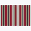 Korhani Jastin Charcoal/White 5' x 7' Patio Rug