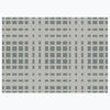 Korhani Jastin Charcoal/White 5' x 7' Patio Rug