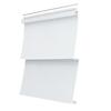 Cedar Creek™ Double 4" x 12' 6" White Vinyl Siding