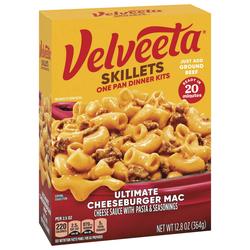 Velveeta® Skillets Ultimate Cheeseburger Mac One Pan Dinner Kit - 12.8 ...