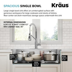 Kraus Ajax Dual Mount 33