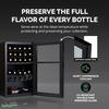 Luma Comfort® Shadow Series 33-Bottle Wine Refrigerator