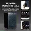 Luma Comfort® Shadow Series 51-Bottle Wine Refrigerator
