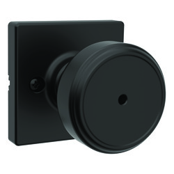 Kwikset® Maven Matte Black Square Privacy Door Knob at Menards®