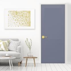 Kwikset® Halifax Square Bed & Bath Privacy Lever in Satin Brass at