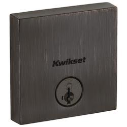 Kwikset® 258 Downtown Low Profile Square Single Cylinder Low