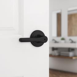 Kwikset® Henley Bed/Bath Privacy Lever in Matte Black at Menards®