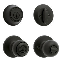 Kwikset® 690 Polo Keyed Entry Knob and Single Cylinder Deadbolt