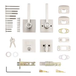 Kwikset® Halifax Entry Door Lever and Single Cylinder Door
