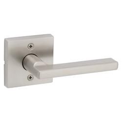 Kwikset® Halifax Square Dummy Door Lever in Satin Nickel at Menards®
