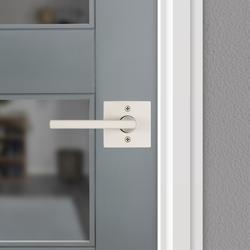 Kwikset® Halifax Hall & Closet Passage Door Lever in Satin Nickel