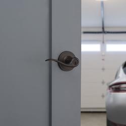 Kwikset® Tustin Entry Door Lever with SmartKey Security™ in