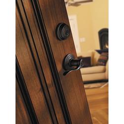 Kwikset® Tustin Venetian Bronze Entry Door Lever and Single Cylinder ...